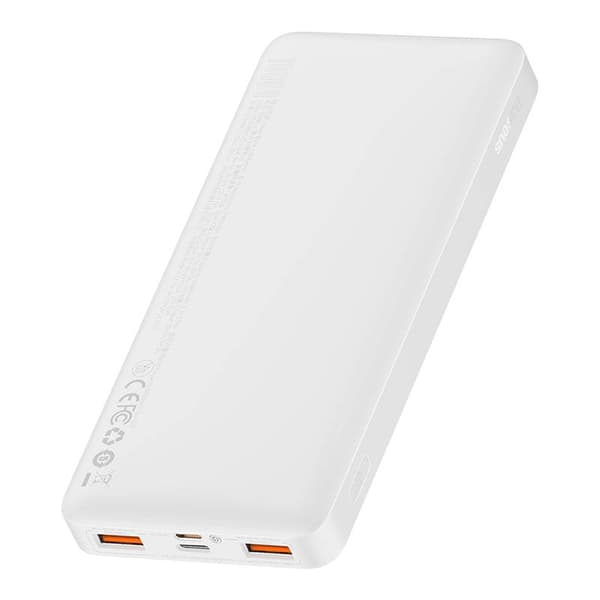 Powerbank Baseus Bipow 10000mAh, 20W (hvit)