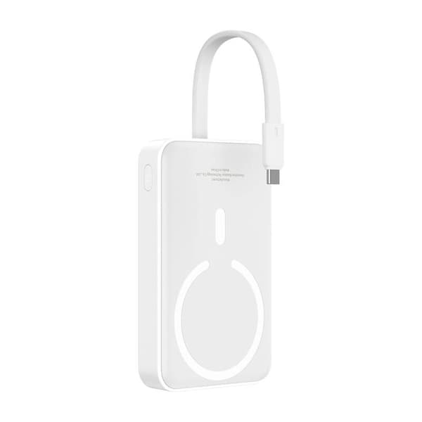 Baseus Mini 10000mAh 30W Magnetic Powerbank (hvit) Bayern Edition