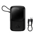 Miniatyrbillede 3 af 9: Powerbank Baseus Qpow PRO med kabel, 10000mAh, 22,5W (sort)
