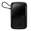 Miniatyrbillede 1 af 9: Powerbank Baseus Qpow PRO med kabel, 10000mAh, 22,5W (sort)