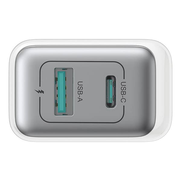 Joyroom TCF15 Dual-Port (A+C) 30W strömladdare (vit)