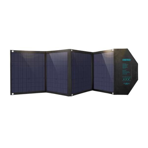 Choetech SC007 80W foldbar solcelleoplader (sort)