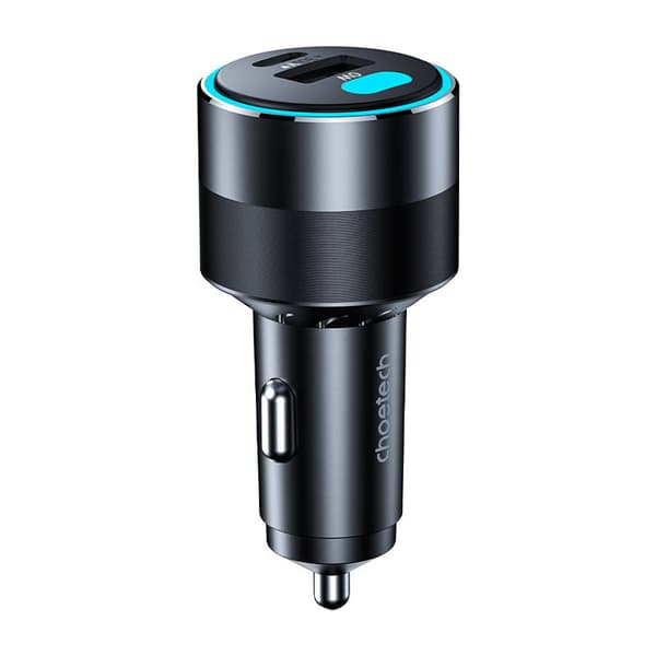 Choetech TC0011 biloplader 130W 2x USB C 1x USB A (sort)