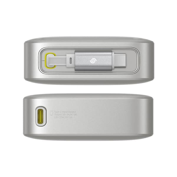 Powerbank Baseus OS Free2Pull 10000mAh 30W +kabel (grå)