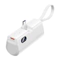 Miniatyrbilde 3 av 4: Powerbank Vention LED-skjerm 4800mAh 22,5W FHQW0 (hvit)