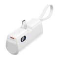 Miniatyrbilde 1 av 4: Powerbank Vention LED-skjerm 4800mAh 22,5W FHQW0 (hvit)