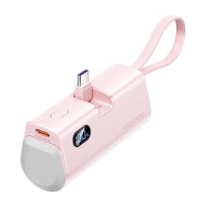 Powerbank Vention LED-skærm 4800mAh 22,5W FHQP0 (pink)