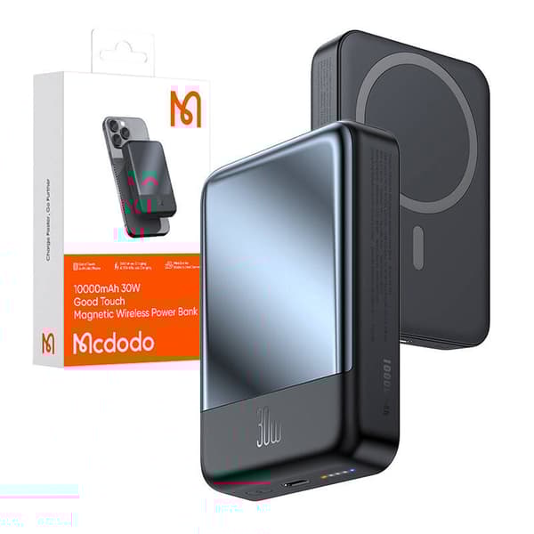 Mcdodo MC-5931 Magnetic Power Bank 10000mAh, 30W (svart)