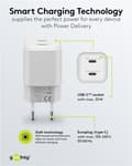 Miniatyrbillede 4 af 11: USB-C™ PD GaN dobbelt hurtigoplader Nano (35 W) hvid