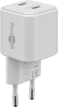Miniatyrbillede 10 af 11: USB-C™ PD GaN dobbelt hurtigoplader Nano (35 W) hvid