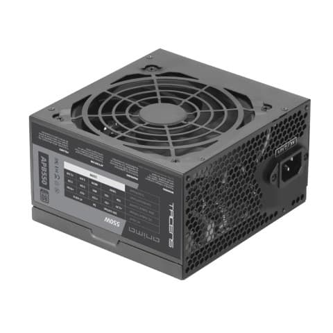 Tacens APB550B nätaggregat 550 W 20+4-pin ATX ATX Svart