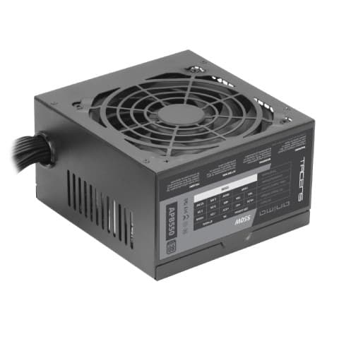 Tacens APB550B nätaggregat 550 W 20+4-pin ATX ATX Svart