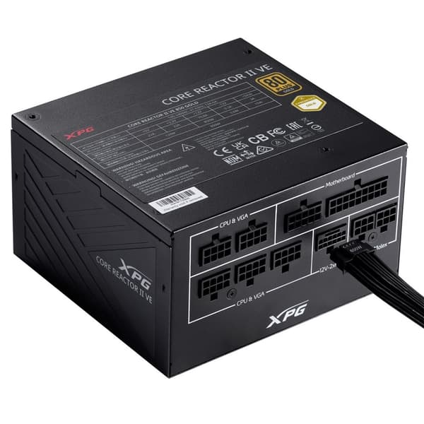 XPG CORERACTOR II VE 850W strømforsyning Sort