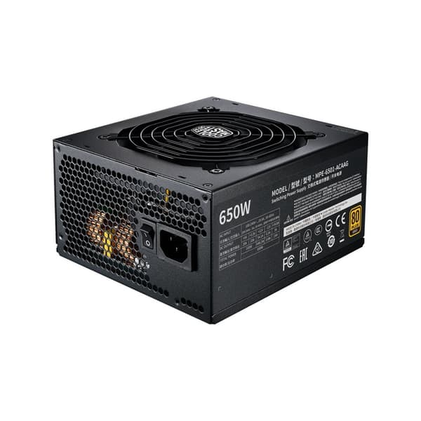 Cooler Master MWE Gold 650 - V2 Fuld Modular strømforsyning 650 W 24-bens ATX ATX Sort