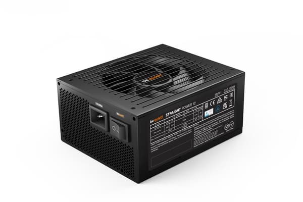 Be Quiet! Straight Power 12 strømforsyning 1200 W 20+4 pin ATX ATX Sort