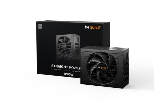 Be Quiet! Straight Power 12 strømforsyning 1200 W 20+4 pin ATX ATX Sort