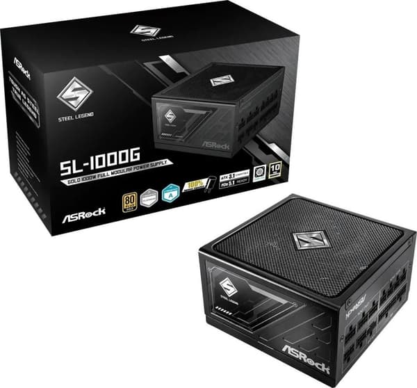 Strømforsyning ASRock STEEL LEGEND 1000W 80 Plus Gold (90-UXS100-GFEAAA)