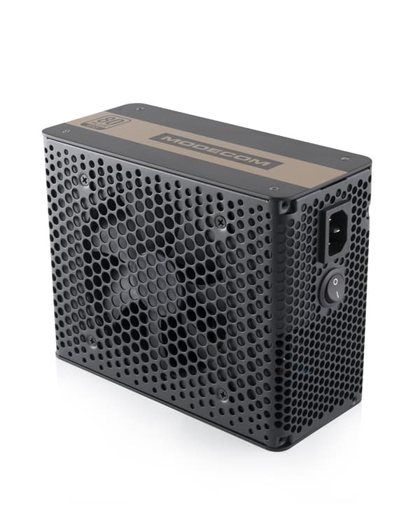 Modecom Volcano Gold strømforsyning 750 W ATX Sort Sort