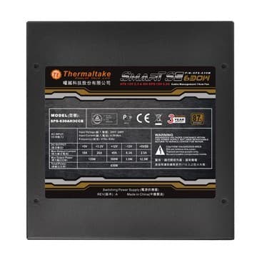 Thermaltake Smart SE virtalähde 630 W 20+4-pin ATX ATX musta