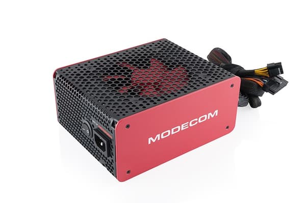 Modecom Volcano strømforsyning 750 W 20+4 pin ATX ATX Sort, Rød