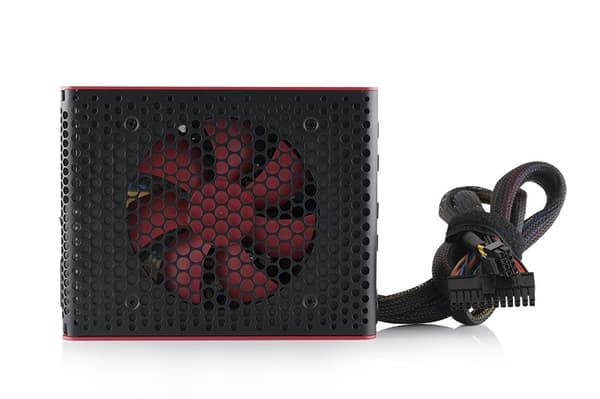 Modecom Volcano strømforsyning 750 W 20+4 pin ATX ATX Sort, Rød