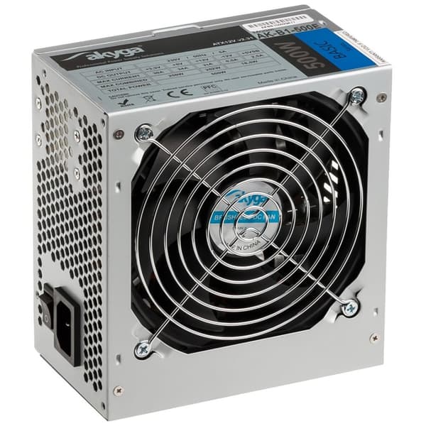 Akyga AK-B1-500E strømforsyning 500 W 20+4-pin ATX ATX Grå Grå
