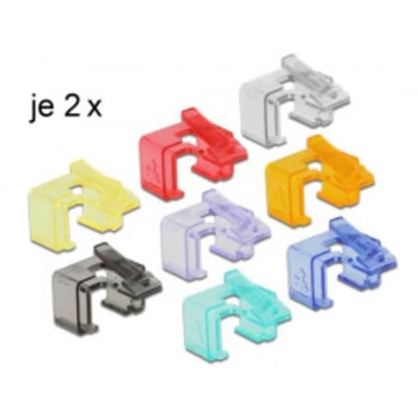Delock RJ45 Reparatur Clip Starter Kit Delock 86420 16 st