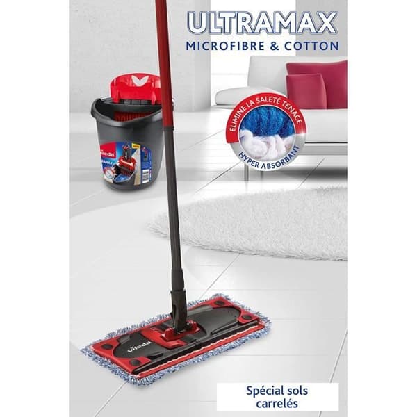 Vileda Ultramax Micro/Cotton Special Ceramic Tile Mop - 161917
