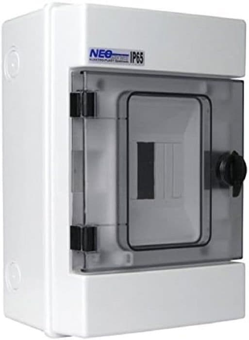Väggmonterad installationslåda Elektro-plast - E133AA-YY101 - Modulär utrustning 1x4 utstickande IP65 RH-4 36,04
