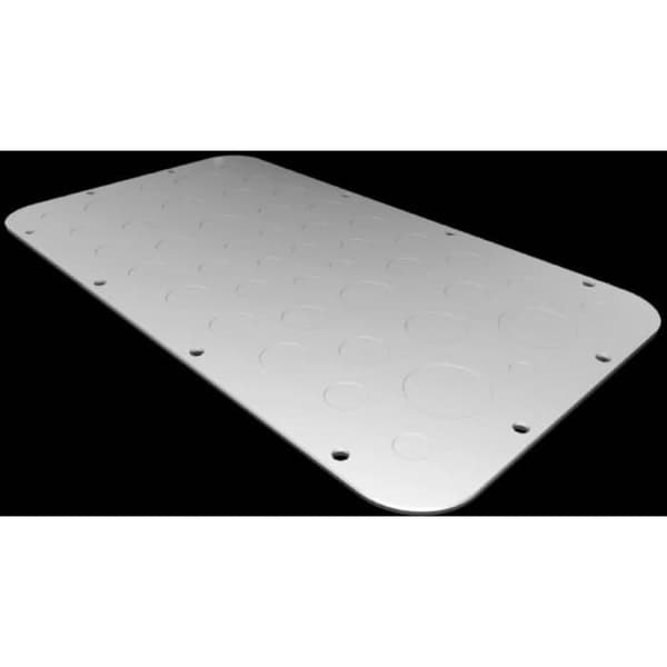 Rittal AX 2576.100 Kabelförskruvningsplatta (L x B) 221 mm x 401 mm Stålplåt, grå 1 st.