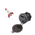 Pikkukuva 6 / 10: INF Volttimittarikytkin auton modifiointi Single QC3.0 Sininen