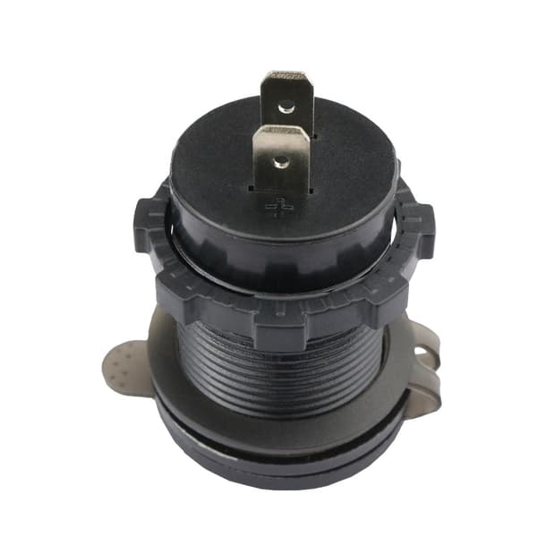 INF Voltmeter Switch Bilmodifiering Enkel QC3.0 Röd
