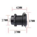Miniatyrbild 9 av 10: INF Voltmeter Switch Bilmodifiering Enkel QC3.0 Röd