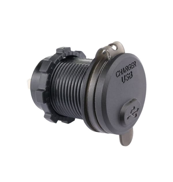 INF Voltmeter Switch Bilmodifiering Enkel QC3.0 Röd