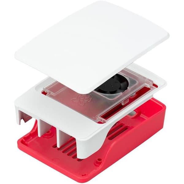 Raspberry Pi® - Raspberry Pi - 5 B - Röd och Vit - PWM-fläkt - Ny