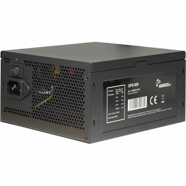 Inter-Tech ArgusNT GPS-800 strømforsyning 800 W 20+4-pin ATX ATX Sort