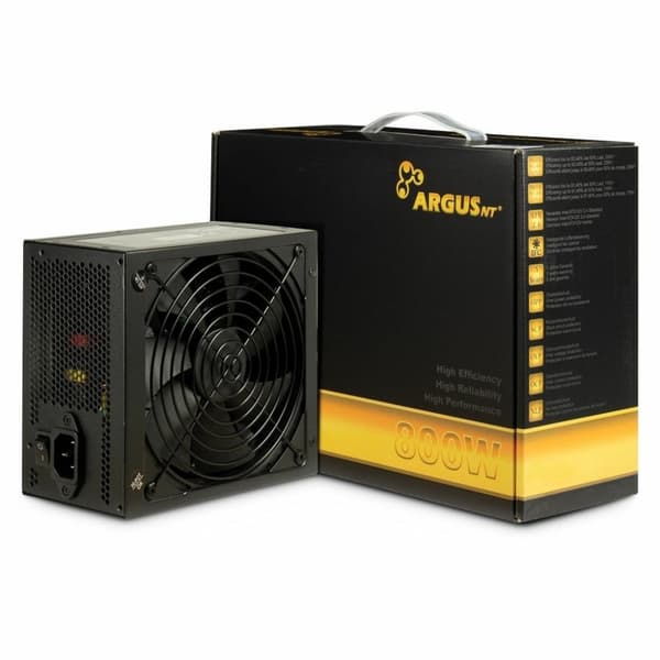 Inter-Tech ArgusNT GPS-800 strømforsyning 800 W 20+4-pin ATX ATX Sort