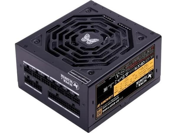 Super Flower LEADEX III GOLD UP 850W 80 PLUS Gold strømforsyning, PCIe 5.1, ATX 3.1 - 850 Watt, sort