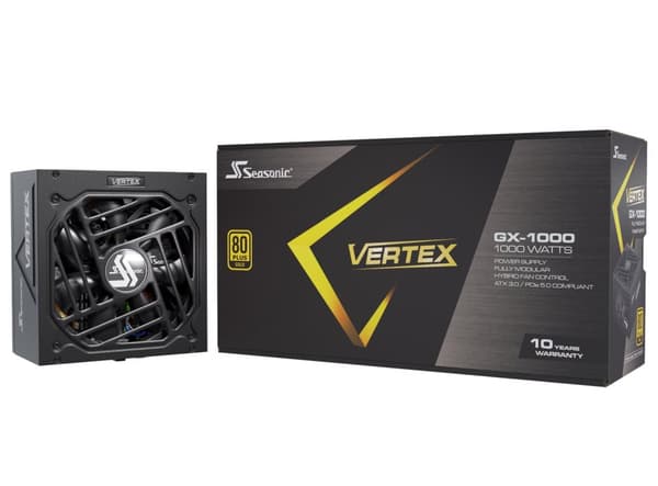 Seasonic VERTEX GX-1000 strømforsyning 1000 W 20+4-pin ATX ATX Sort