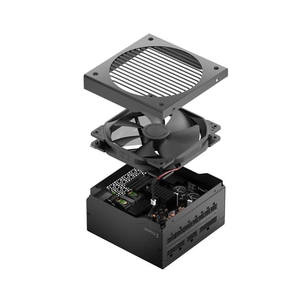 Fractal Design Ion+ 750W Gold strømforsyning 24-bens ATX ATX Sort