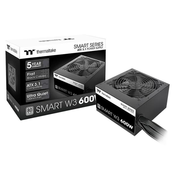 Thermaltake Smart W3 strømforsyning 600W