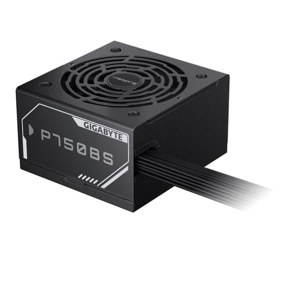 GIGABYTE P750BS strømforsyning - PCI-E 6+2 pin x 4, 80 PLUS Bronze, 120 mm blæser, ATX-kompatibel, EU-stik