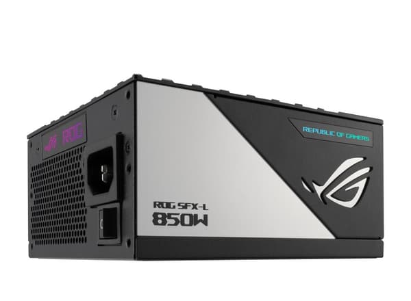 ASUS ROG Loki SFX-L 850W Platinum strømforsyning 24-bens ATX Sort, Sølv