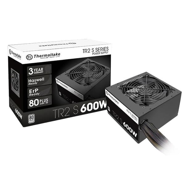 Thermaltake TRS-600AH2NK strømforsyning 600 W 20+4-pin ATX ATX Sort