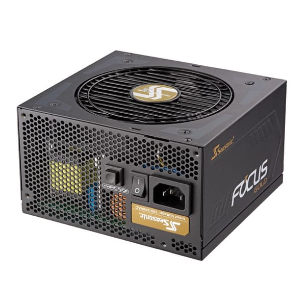 Seasonic Focus Gold 650 strømforsyning 650 W 20+4-pin ATX ATX Sort Sort
