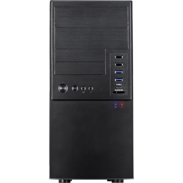 Mini Inter-Tech IT-6865, utan nätaggregat Svart