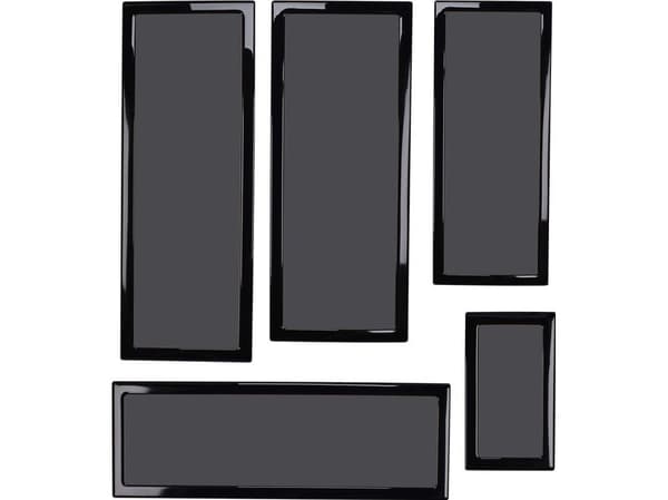 Demciflex Staubfilter-Set til Lian Li O11 Dynamic - sort/schwarz