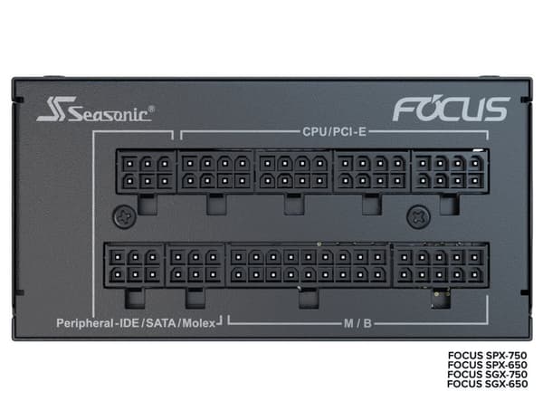 Seasonic FOCUS SGX-750 (2021) strømforsyning 750 W 20+4 pin ATX SFX Sort