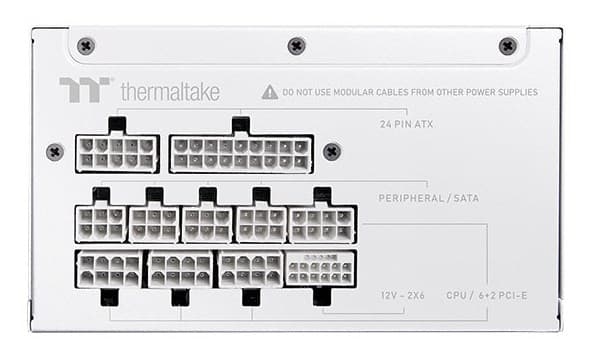 Thermaltake Toughpower GT 750W Snow ATX3.1 80+G Hvid detailhandel