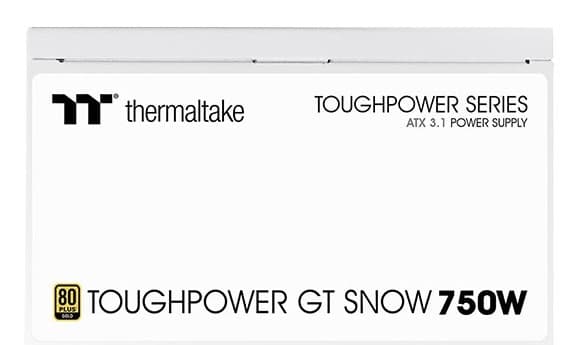 Thermaltake Toughpower GT 750W Snow ATX3.1 80+G Hvid detailhandel